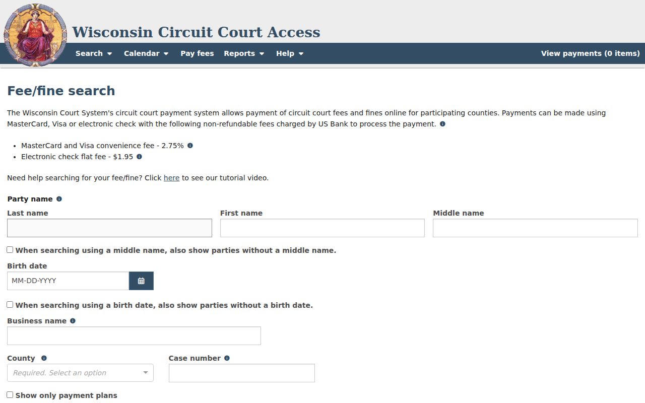 Rusk County traffic ticket state online payment route